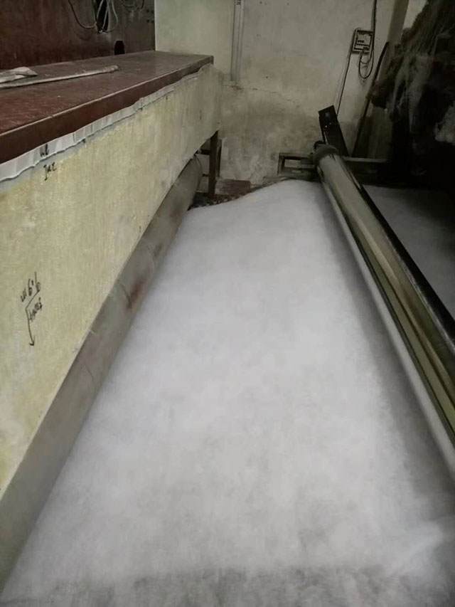 熱風棉生產過程